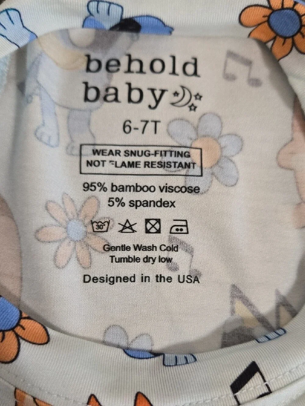 Behold Baby Bluey Pajama Set